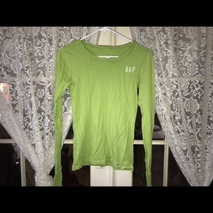 Abercrombie & Fitch green long sleeve (S)